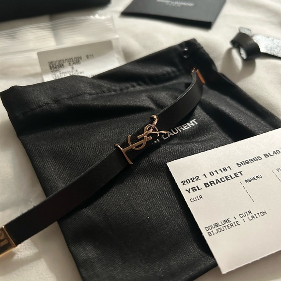 Brand New Saint Laurent Bracelet YSL Monogram - Picture 7 of 10
